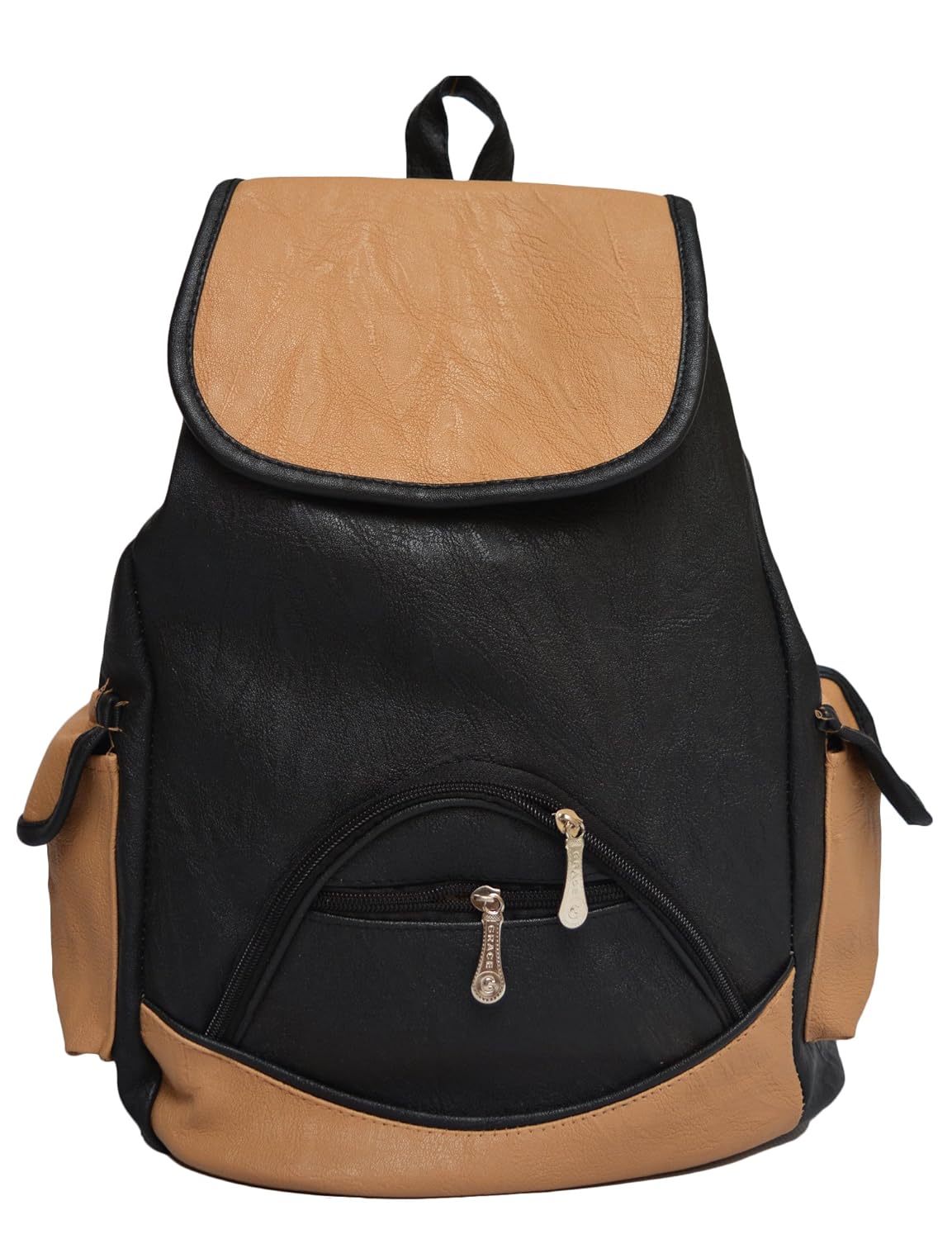 hbos traders girl's backpack handbag, black