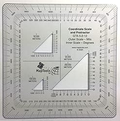 MapTools Military Style UTM/MGRS Coordinate Scale