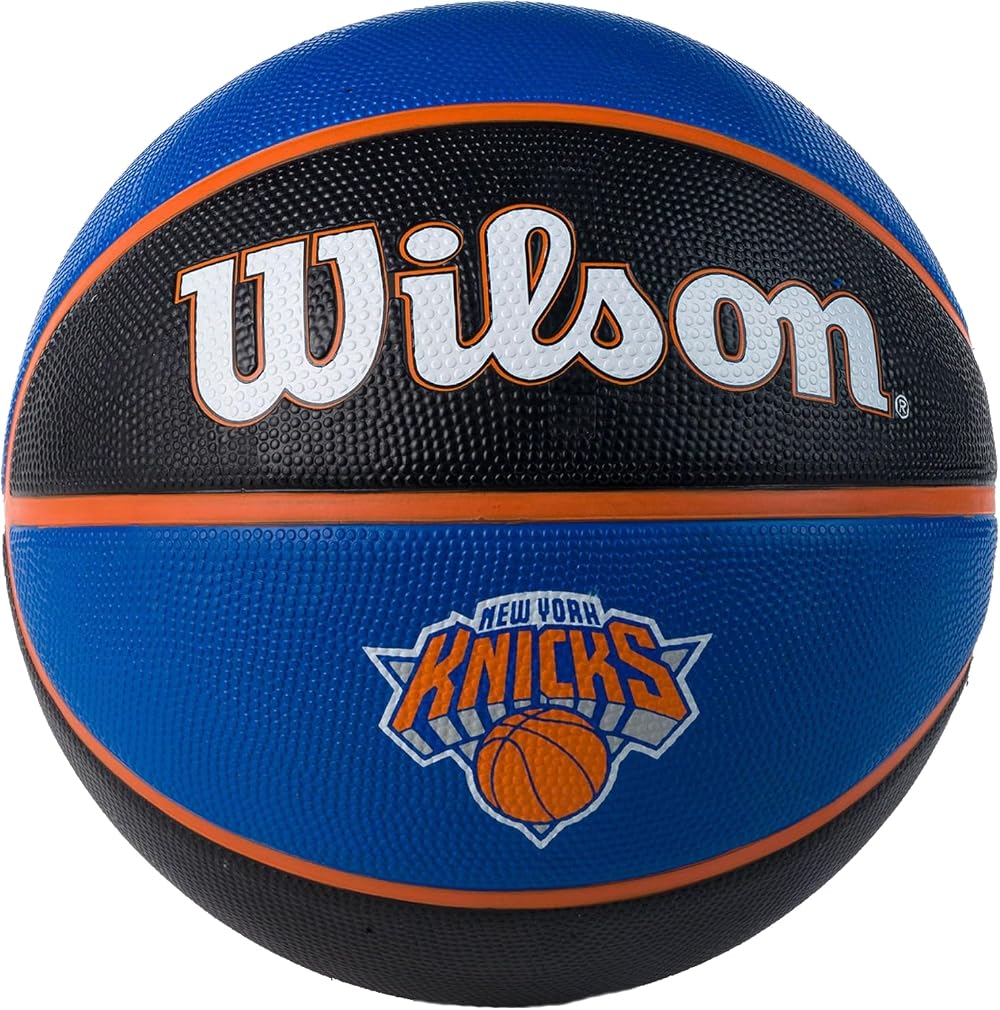 Wilson NBA Team Tribute Basketball New York Knicks Size 7 Rubber Outdoor
