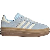 adidas Gazelle Bold Womens Sneaker (Clear Sky Blue Cream, 9)