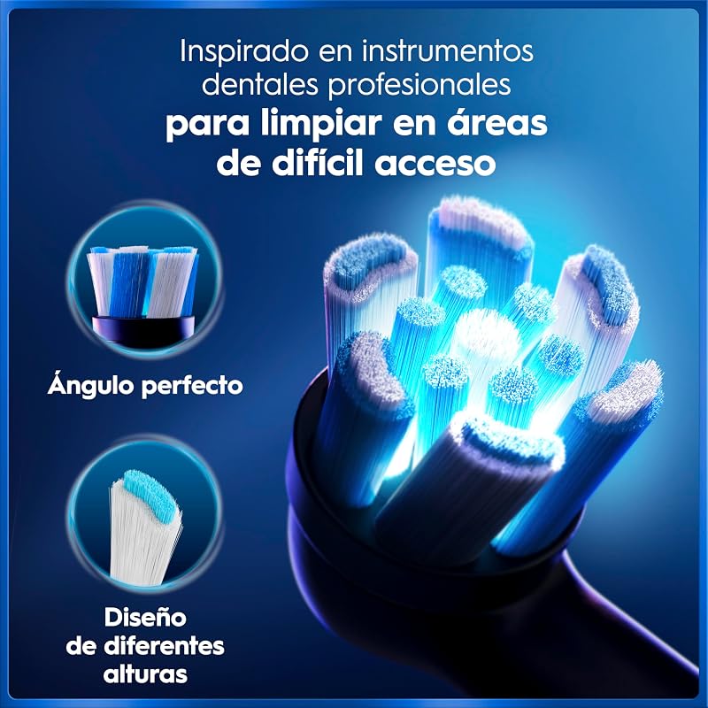 iO 5N Cepillos de Dientes Eléctricos, Negro Y Blanco, Pack de 2