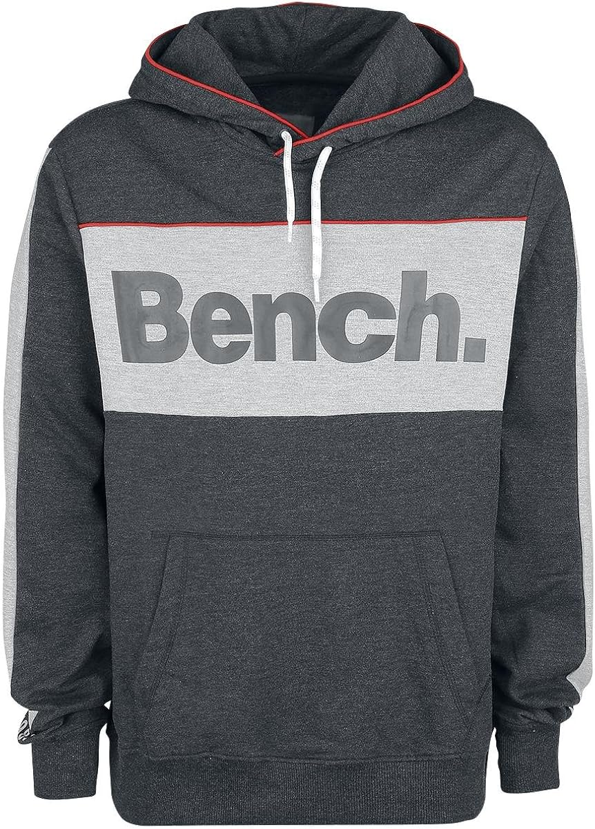 Bench Herren Lightweight Hoodie Kapuzenpullover, Schwarz (Black Beauty