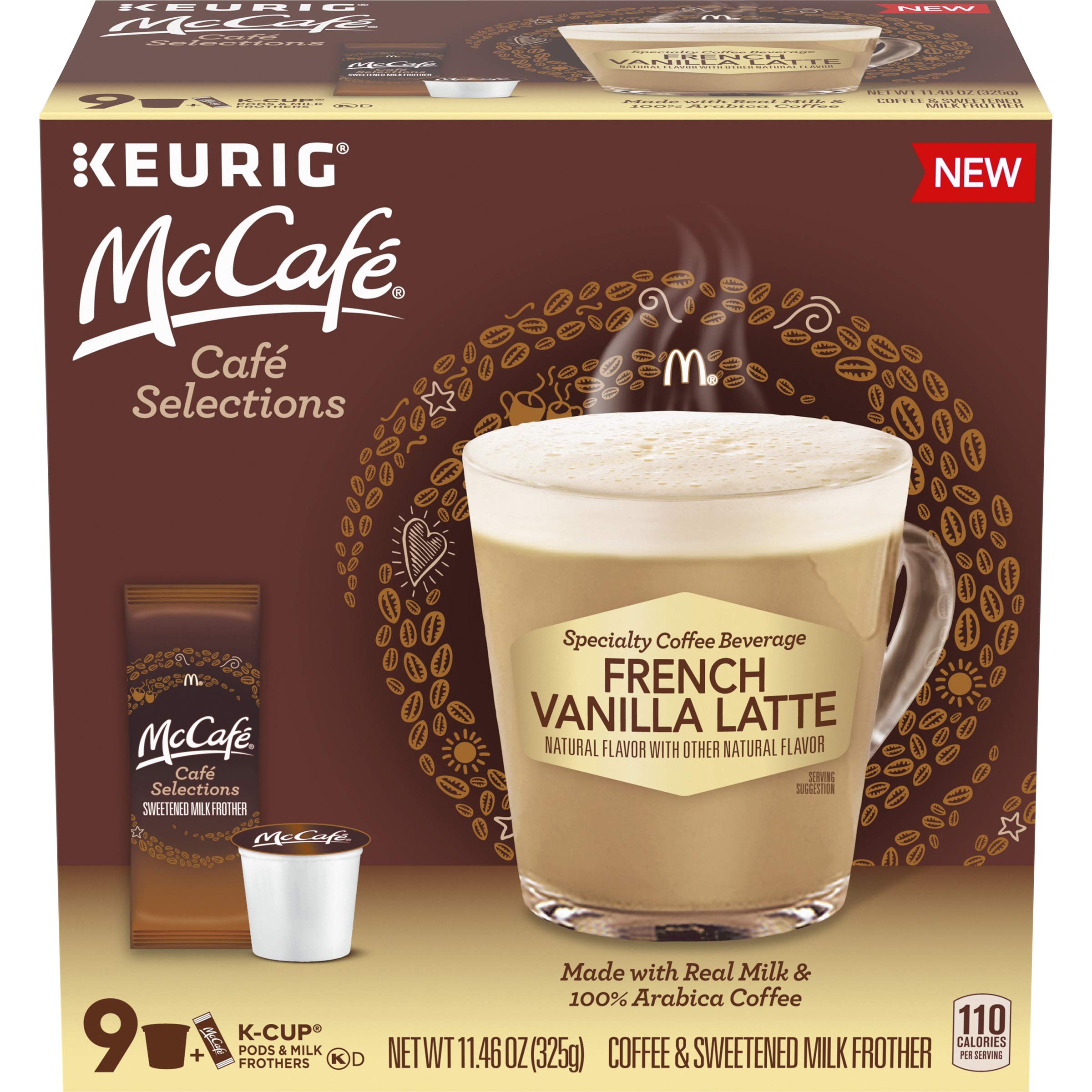 French Vanilla Latte K-Cup Coffee Pods 