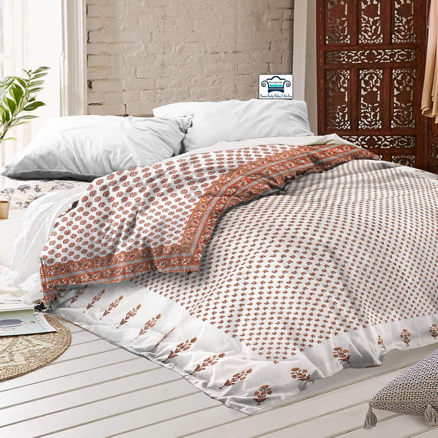 Cotton King Size Comforters - COMFORT