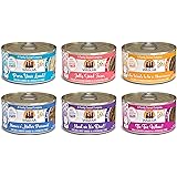 Weruva Classic Cat Patés! Grain-Free Natural Wet Pate Canned Cat Food Variety Sampler Pack (3 oz, Pack of 24 cans)