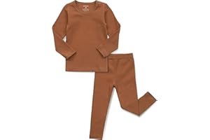 AVAUMA Baby Boys Girls Pajama Set Kids Toddler Snug fit Basic Cotton Sleepwear pjs for Daily