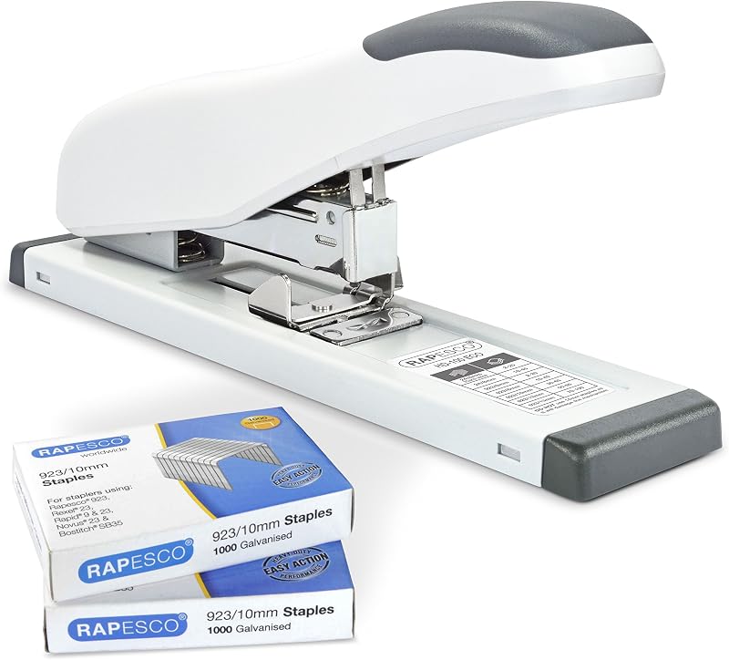 Rapesco 1391 HD-100 Heavy-Duty Stapler with 2000 Staples 10mm 100 Sheet