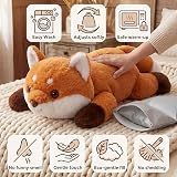 Mewaii Weighted Teddy Fox Plush Heated 2.3kg Cloud-Soft Texture view 8