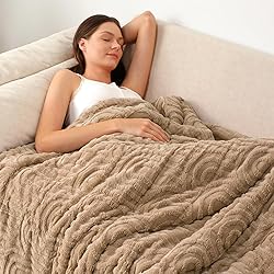 Wemore Jacquard Fleece Weighted Blanket Queen Size