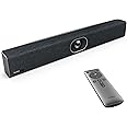 Yealink UVC40 Video Conference Room Camera System Teams Zoom Certified, 4K Webcams All-in-One Video and Audio Conferencing Video Bar, 133° Wide Angle Webcam, Speaker Tracking, PC Connected via USB-A