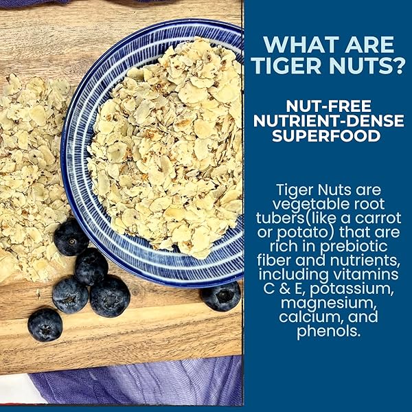 SLICED TIGER NUTS KILO BOXES (2.2 LBS) GLUTEN AND NUT FREE, ORGANIC, HIGH FIBER AND NUTRITION, LOW IN FATS, NON ALLERGENIC, AIP, PALEO