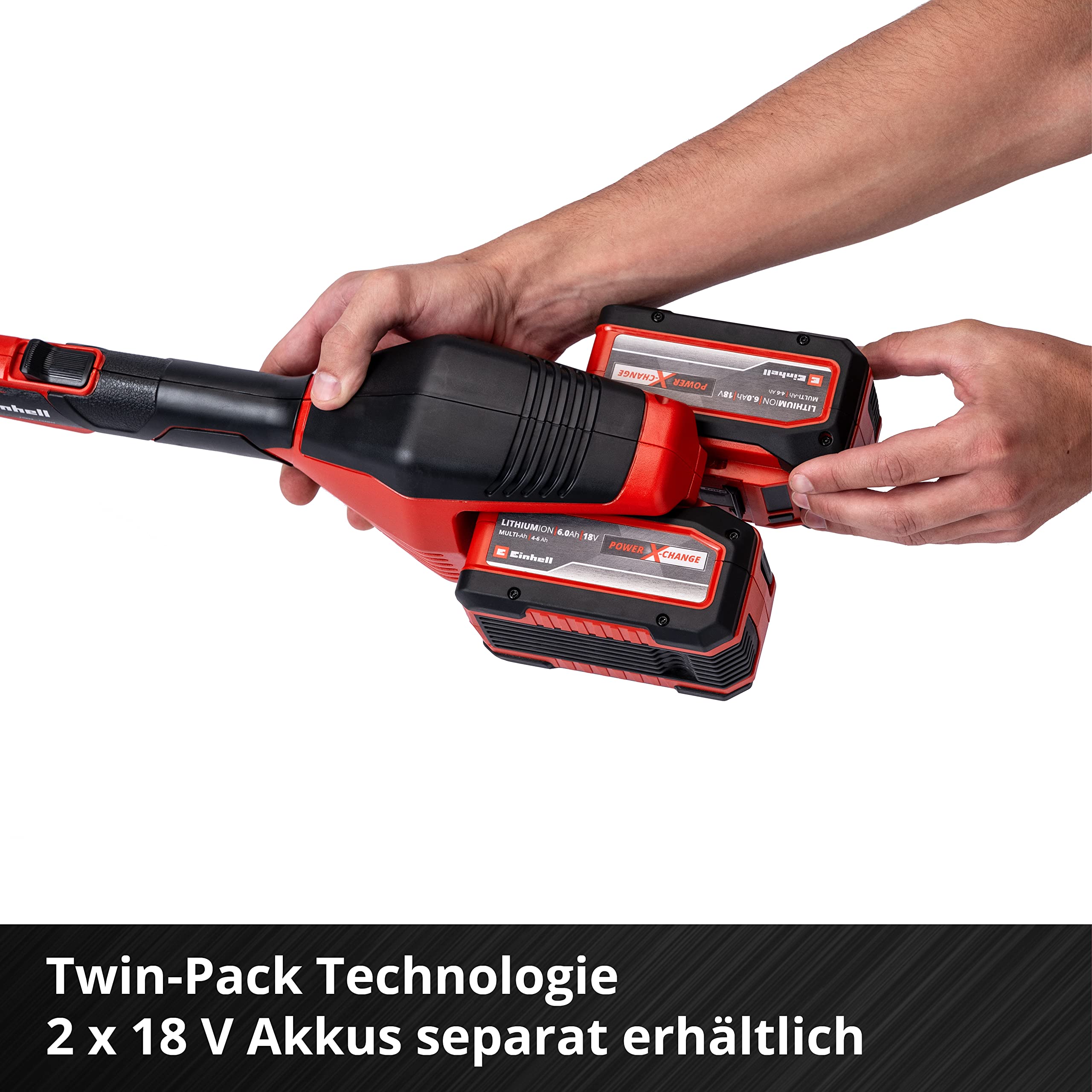 Einhell Akku-Rasentrimmer GE-CT 36/30 Li E - Solo Power X-Change (Lithium Ionen, 2x18 V, 9.000 U/min., elektr. Drehzahlregulierung, Fadenspule mit Tippautomatik, Flowerguard, ohne Akku und Ladegerät) 6