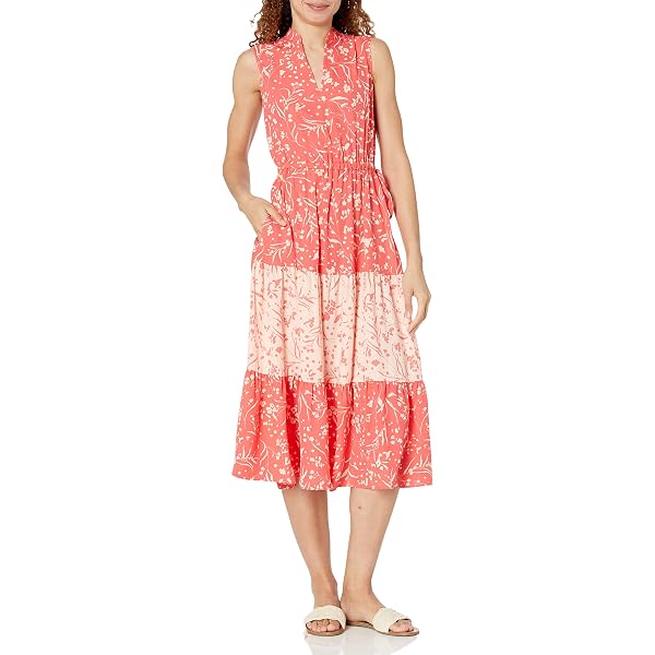 Sam Edelman Women's Mixed Media Maxi Dress Dress, Multi Colored, 4 at  Amazon Women's Clothing store