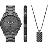 Folio Men's Three-Hand Gunmetal Watch