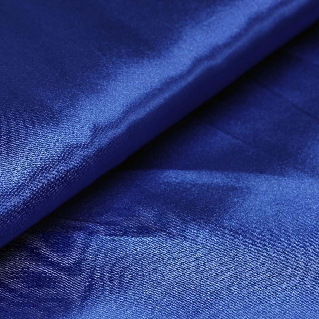 BalsaCircle 54-Inch x 10 Yards Royal Blue Satin Fabric by The Bolt - Wedding Party Decorations Sewing DIY Crafts Costumes