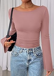 PRETTYGARDEN Women's Long Sleeve Shirts 2025 Fall
