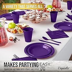350 PCS Disposable Tableware Combo Pack