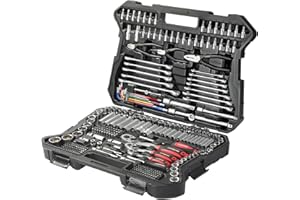 STARWORK TRUE MECHANIC™ 314-Piece Mechanics Tool Set and Socket Set, Professional Metric Set
