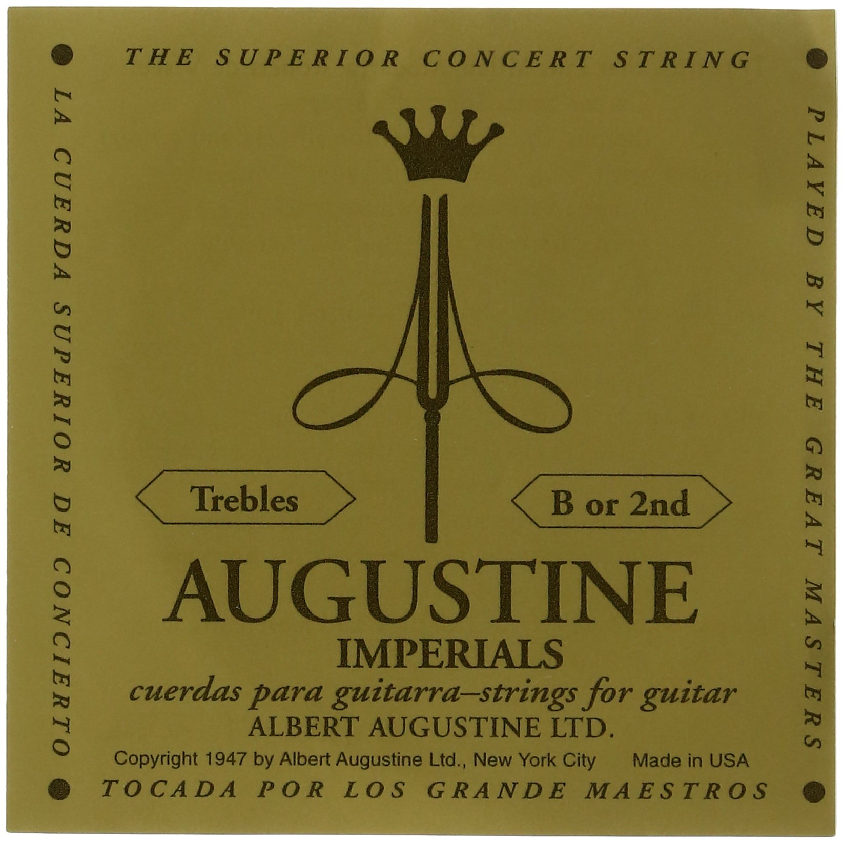 Augustine 650442 "Imperial Label Single H/B2" String for Classic Guitar