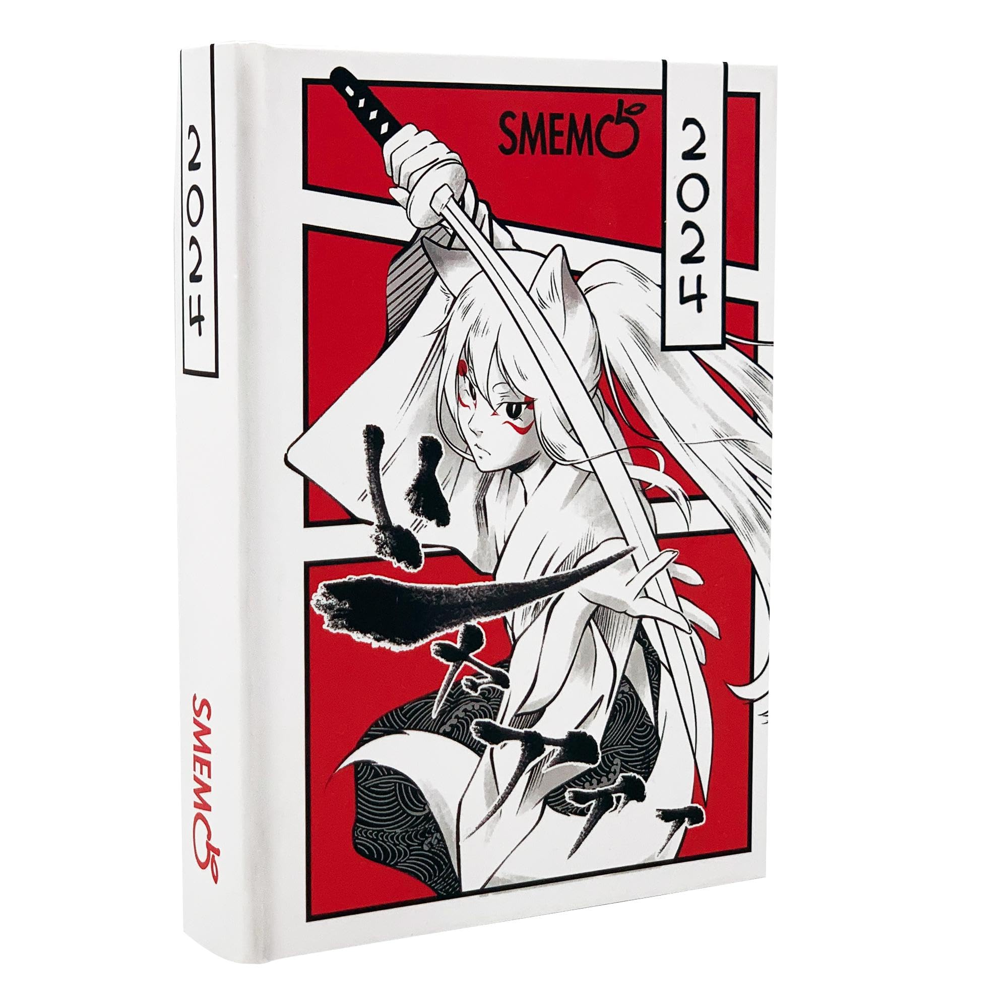 Smemoranda Manga Samurai Special Edition School Diary 2023-2024, 16 Months, September 23 - December 24, School Diary with Planner and Sticker, Hardcover, Medium Size 11 x 15 cm