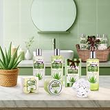 BRUBAKER Cosmetics Aloe Vera Bath & Shower Gift Set 11 Piece Wicker Basket view 5