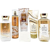 Amazon.com : Bath & Body Warm Vanilla Sugar Deluxe 5 Piece Gift