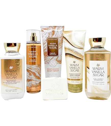 Amazon.com : Bath And Body Works Warm Vanilla Sugar - Daily Trio