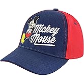 Disney Boys Baseball Cap, Mickey Mouse Adjustable Toddler Hat, Ages 2-4 Or Boy Hats for Kids Ages 4-7