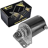 Caltric Starter Compatible With John Deere D100 D105 D110 D120 100 Series Tractor 17.5Hp 19Hp 21Hp / 14 Teeth Improved Steel Gear