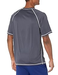 Speedo Men's Uv Swim Shirt Short Sleeve Loose Fit