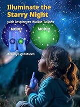 Inspireyes Walkie Talkies for Kids 2 Pack Indoor Outdoor 3 8 Blue view 3