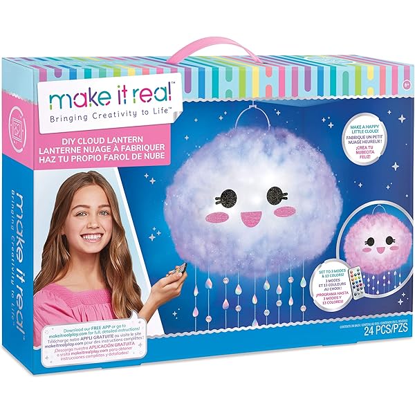 goldieblox diy led cloud light