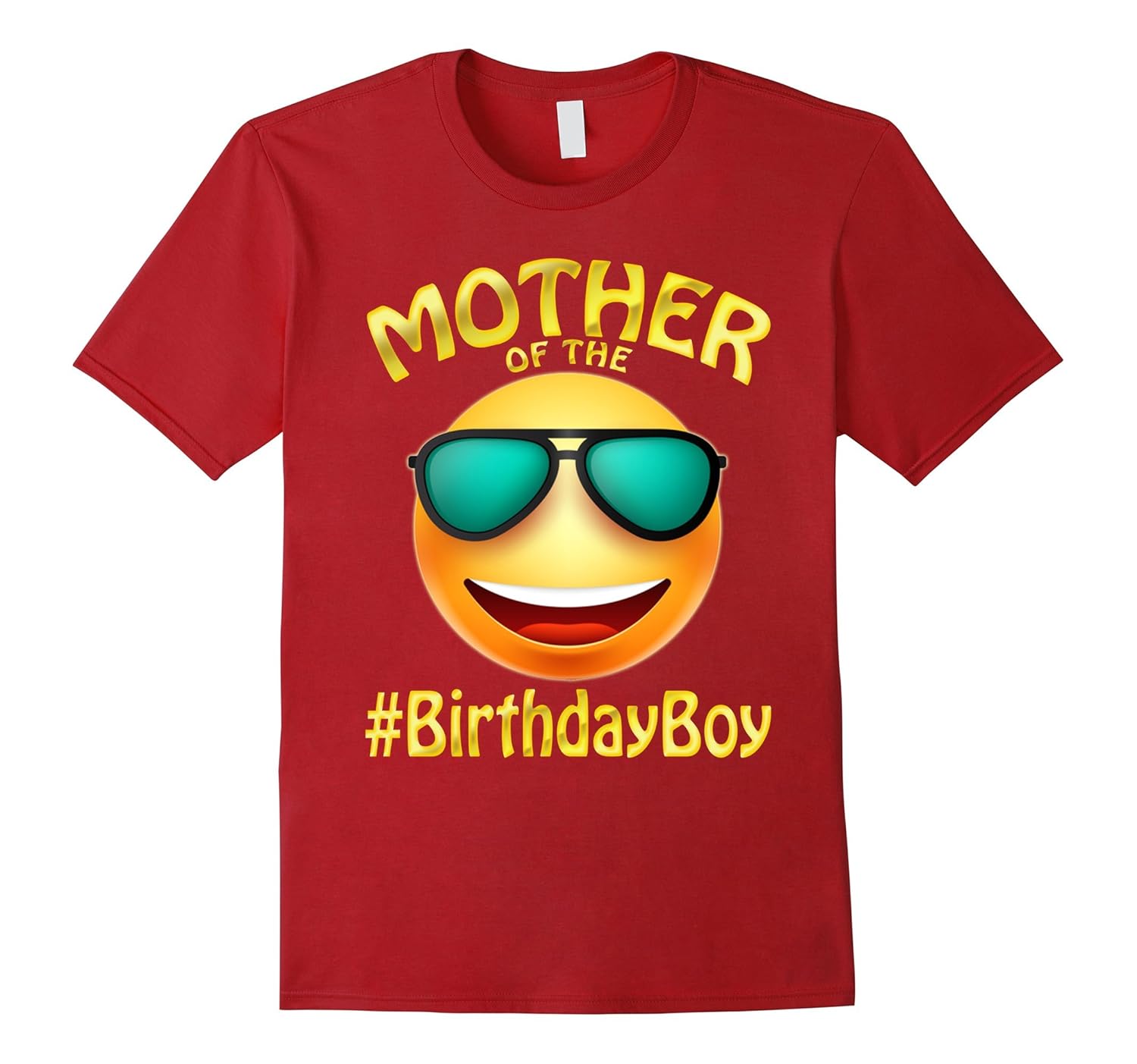 Mother Of The Birthday Boy Emoji T Shirt Gifts For Mom Mommy