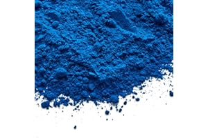 Huixiang 0.44lb 7oz Concrete Cement Pigment-blue Iron Oxide Powder, Concrete Cement Dye Pigment for Brick, Tile, Clay, Lime, Mortar, Grout, Plaster, Paint, Bath Bombs Coloring Powder(Blue,0.44lb)