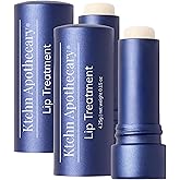 Ktchn Apothecary 100% Natural Ultra-Hydrating Lip Balm & Conditioner-in-1 | Hydrate & Soften Dry/Chapped Lips | Silky Smooth, Never Waxy | Men & Women | Pack of 2