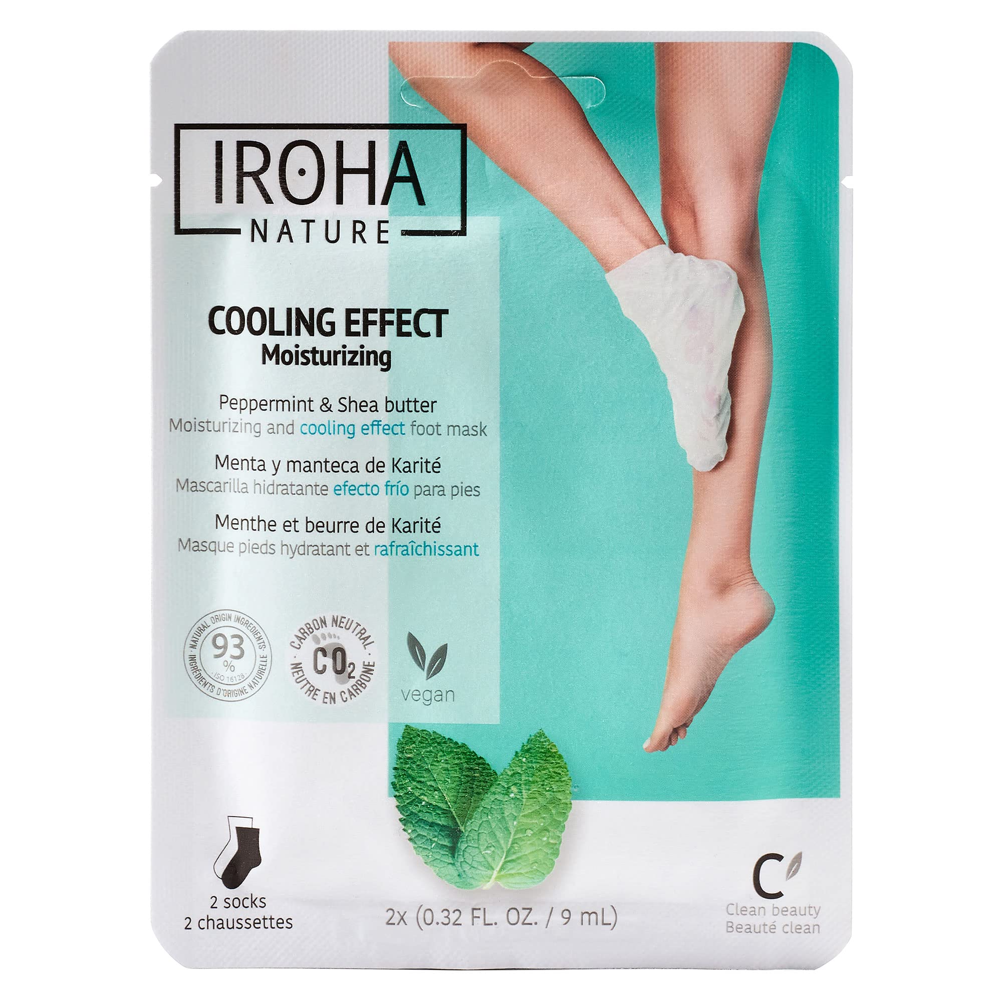 Iroha Nature Foot Care Socks Relaxing Peppermint