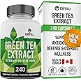 EBYSU Green Tea Extract (240 Day Supply) with EGCG – Antioxidant Supplement – 500mg Capsules – Green Tea Extract Pills for Ma