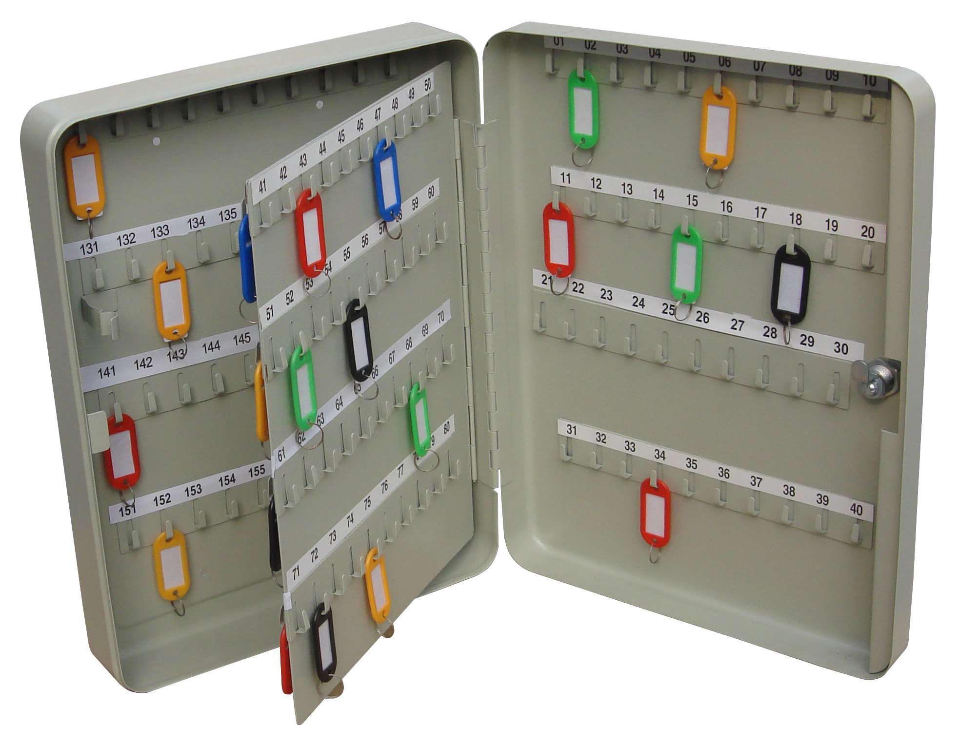 Helix Key Safe Cabinet (160 Key Capacity), Grey