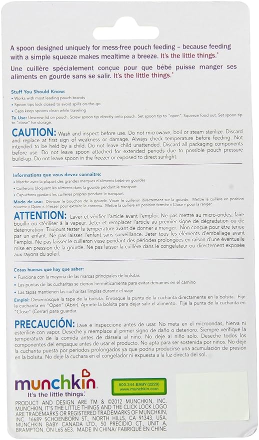 munchkin food pouch spoon