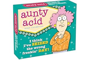 Aunty Acid 2026 Daily Desk Calendar: Boxed Page-a-Day Humor Calendar with Sassy Sayings, Sarcastic Quotes & Snarky Wisdom