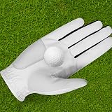 SAWANS Golf Glove Men Left Hand Durable Premium Leather White L view 7