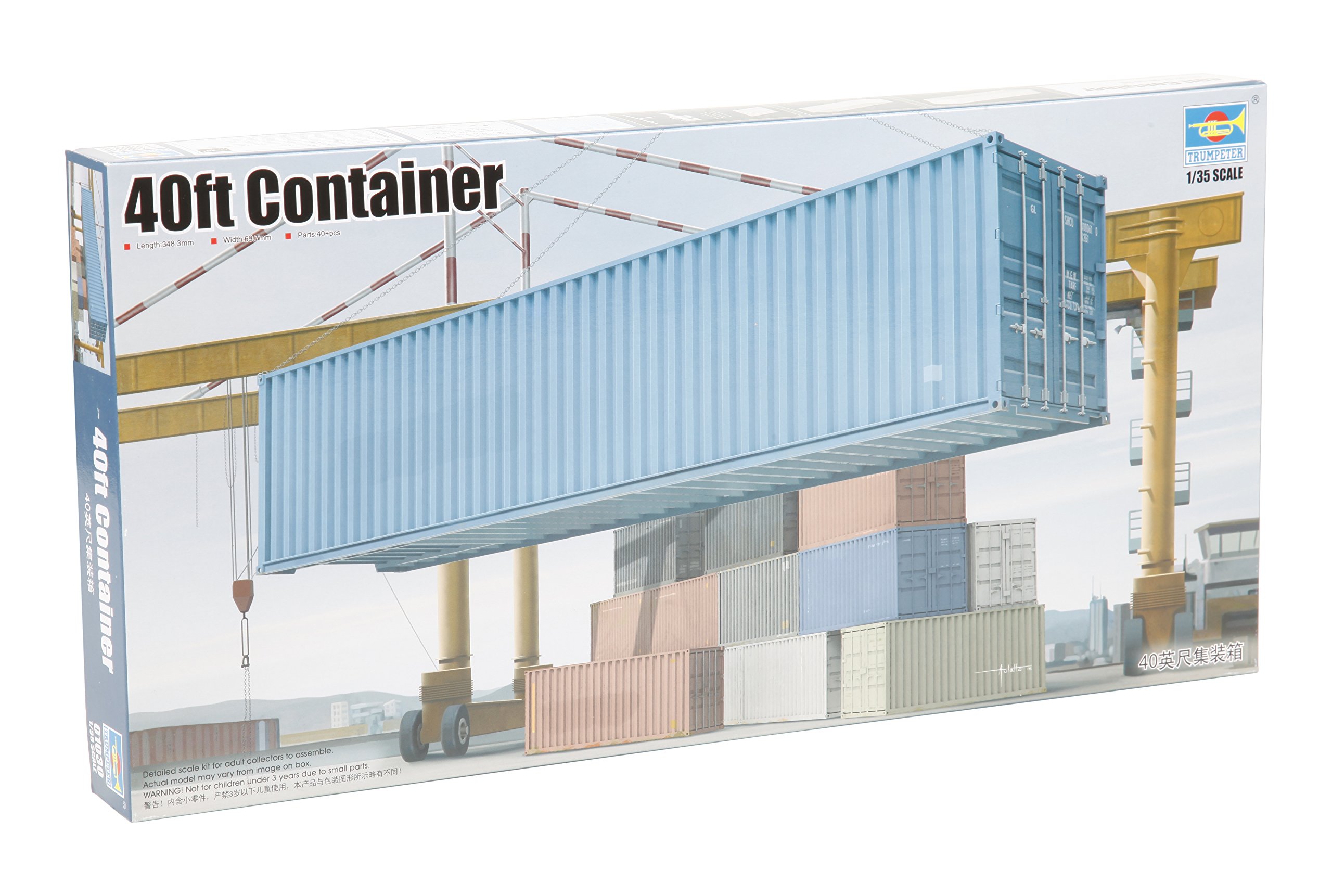 Trumpeter 1:35-40ft Container