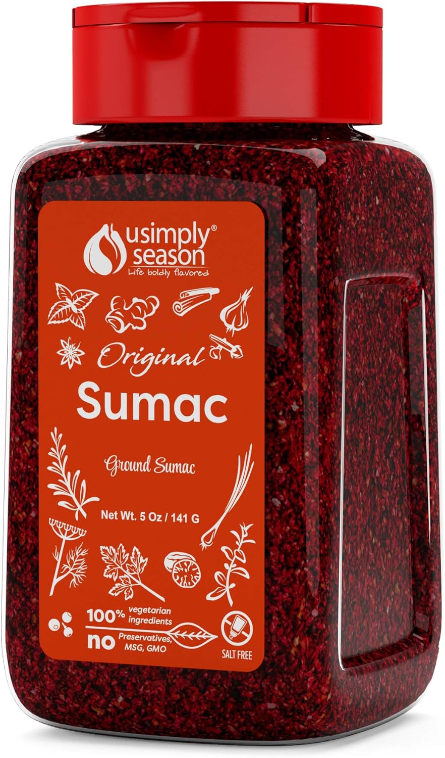 USIMPLY SEASON LIFE BOLDLY FLAVORED Planta de Sumac 4 Oz / 113 G