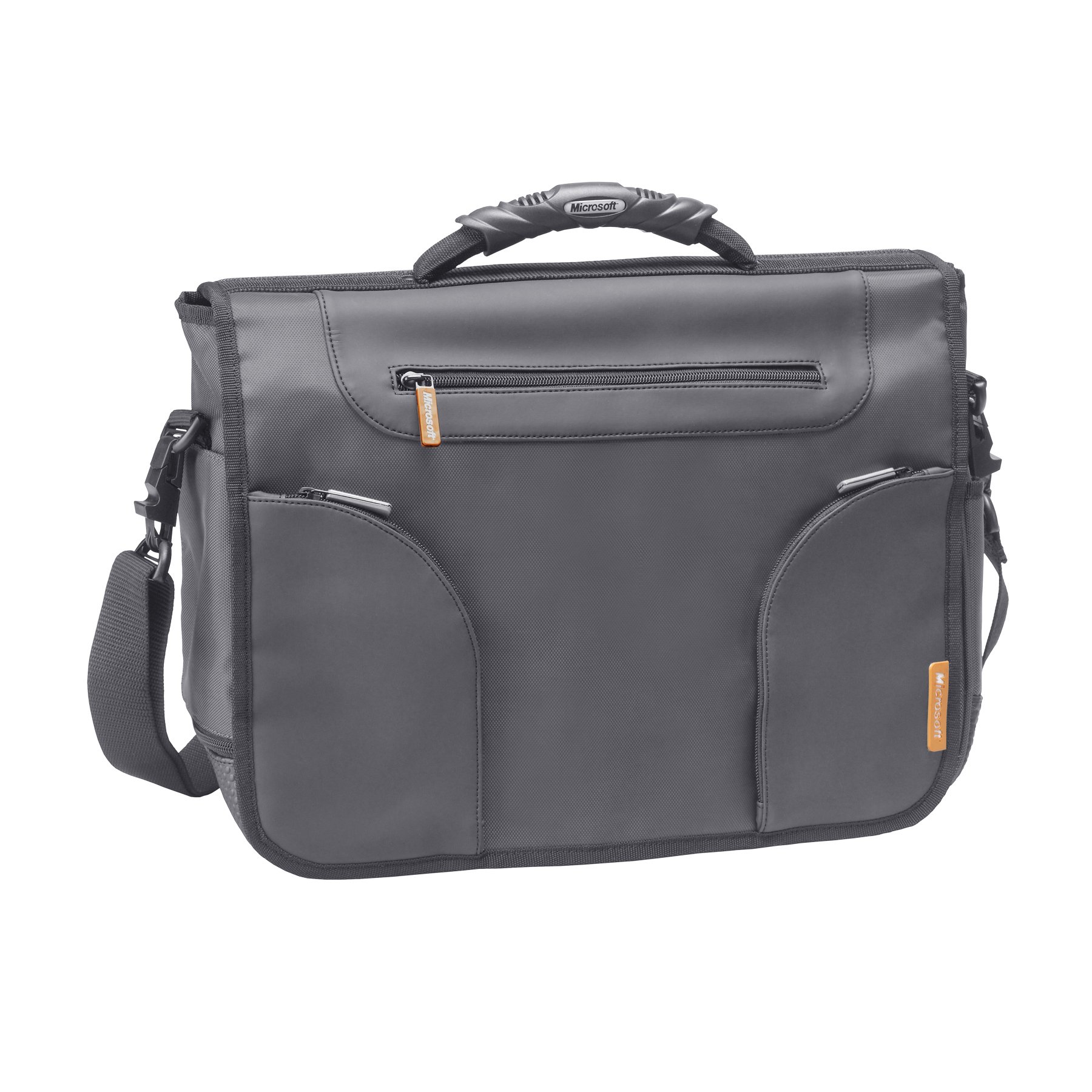 Microsoft Edge Messenger Bag for 17.3" Laptops (Orange Trim) Buy Online in United Arab Emirates
