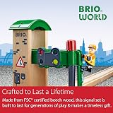 BRIO World Signal Station Wooden Railway Accessory Ages 3+ Compatible Sets view 8