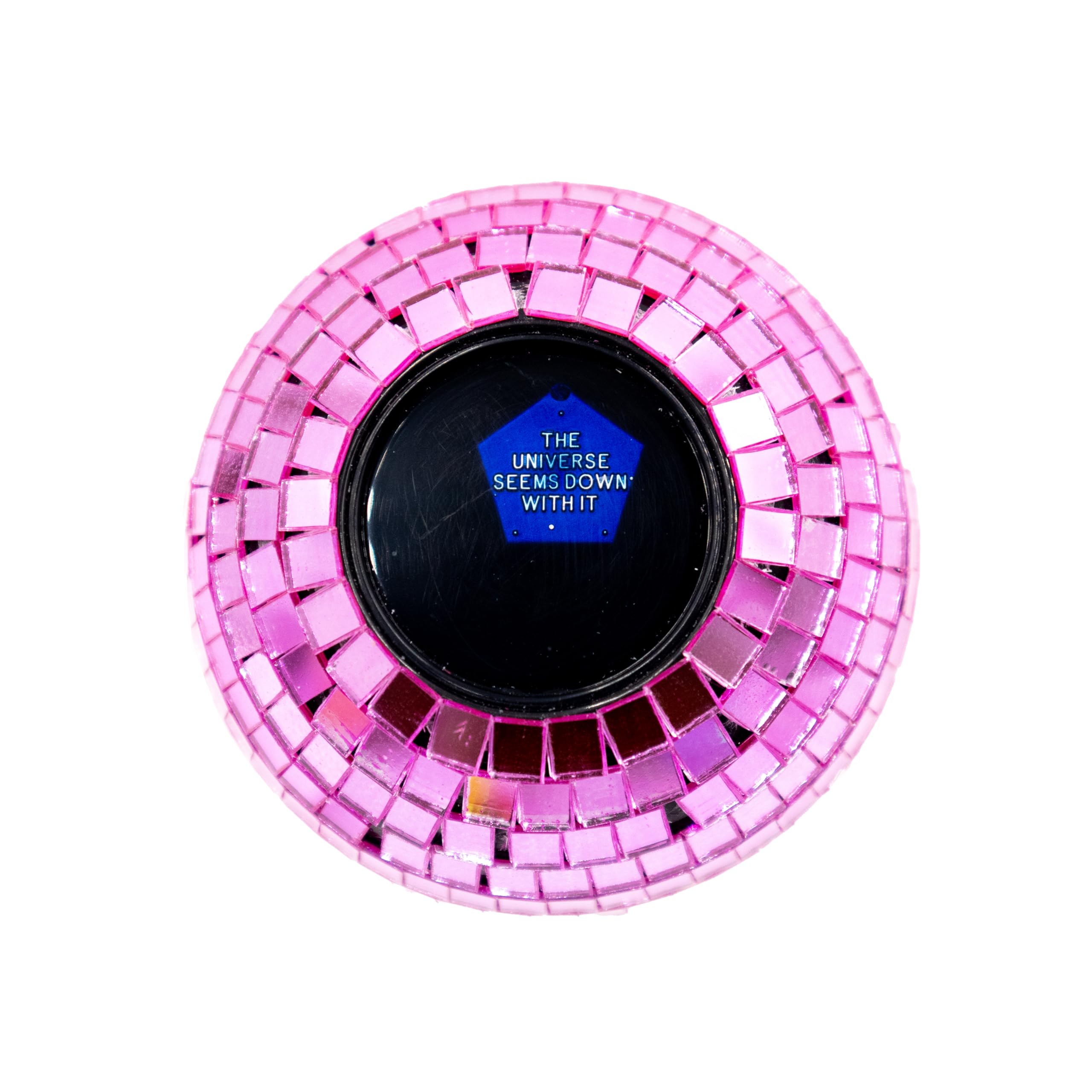 NPW Disco Decision Ball Fortune Teller Ball - Ask Questions & Get Groovy Answers, Mysterious Magic Ball Novelty Party Gifts | White Elephant Gifts