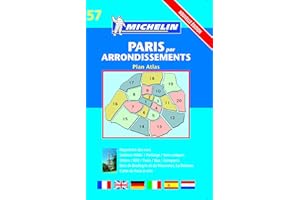 Michelin Paris by Arrondissements Pocket Atlas No. 57