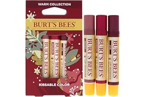BURT'S BEES Burts Bees Kissable Color Warm Collection Unisex Lip Shimmer Peony, Rhubarb, Fig 3 oz