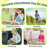 TenFans Busy Board Montessori Toys for Toddlers 3 4 5 Year Olds Sensory Travel view 5