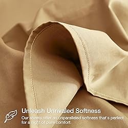 JELLYMONI Twin Sheet Sets Gold - 400 Thread Count